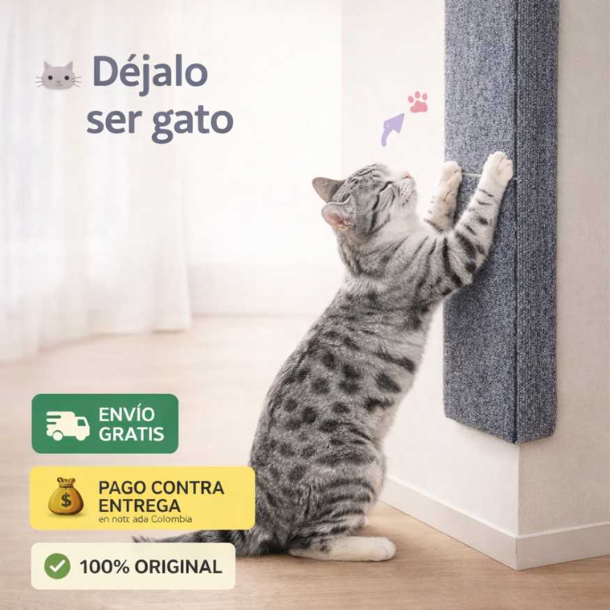 Rascador adhesivo para gatos - Protege tus muebles