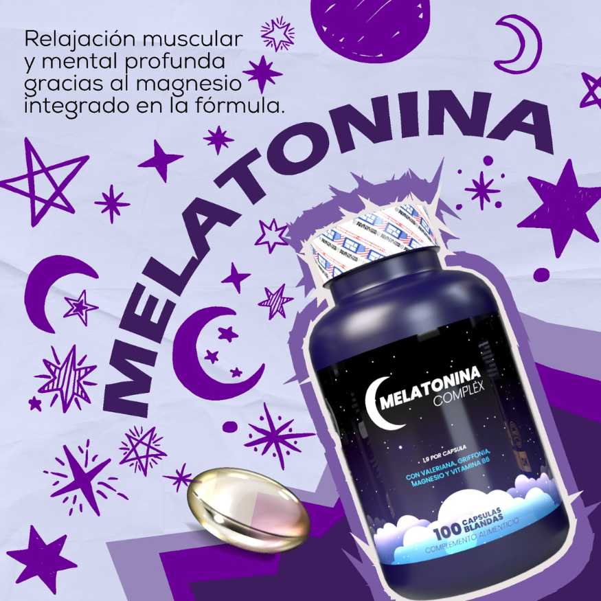 MELATONINA COMPLEX™ - VUELVE A DORMIR MEJOR