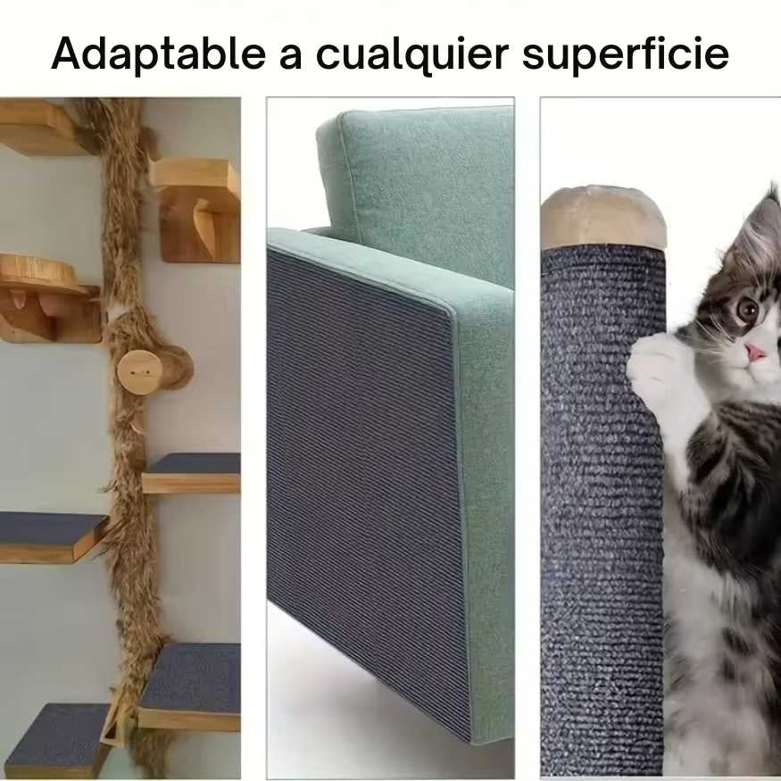Rascador adhesivo para gatos - Protege tus muebles