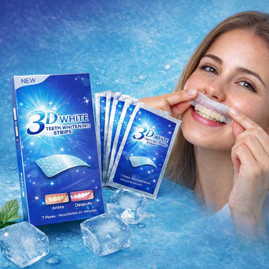 3D WHITE™  - TIRAS BLANQUEADORAS X7 PARES