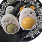 Pelota de Catnip Antiestrés para Gatos – Pack x2